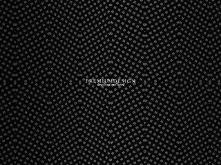 Black abstract background design. Modern wavy lines pattern (guilloche curves) in monochrome colors. Premium line texture for banners, business backgrounds. Dark horizontal vector template.