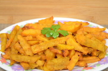 Baked Sweet Potatoes - French fries lovers will face a difficult dilemma: do you prefer these baked sweet potatoes or the traditional ones?