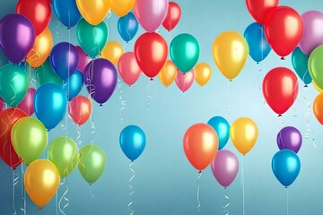 colorful balloons background
Created using generative AI tools