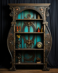 antique clock in the church of the holy sepulchre,AI generated