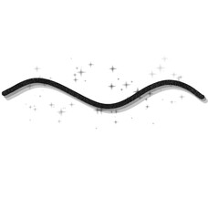 Black stripes leaves and flowers
