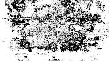 Fototapeta premium BLACK chaotic spots texture background. Dust, rubbish, dirt isolated on white background. 