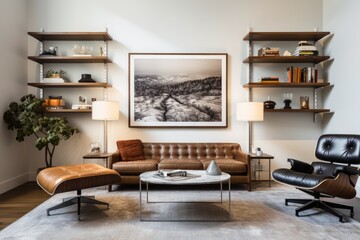 Modern interior. Genereative AI