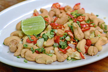 Beans on a plate snack