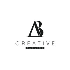 Simple Lettering Logo Alfabet