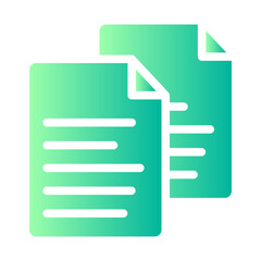 Obraz premium copy line icon