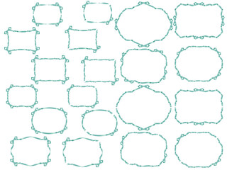 Fototapeta premium リボンF02-10羽緩