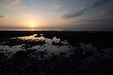 Fototapeta premium sunset over the sea