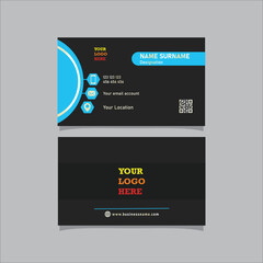 Business Card Design Template- Illustration