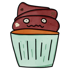 Halloween cupcake idea