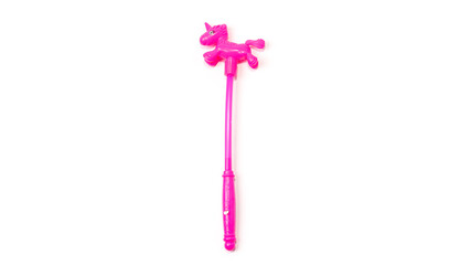 Magic wand toy. Baby accessories isolated on white background