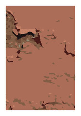 Realistic texture poster with old, rust, grunge, grainy, vintage, worn effect