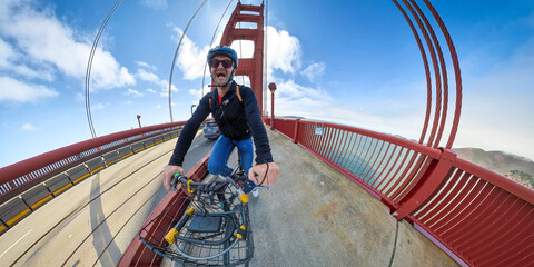Bike the Bridge as a cycle motto when you cross the San Francisco attraction 