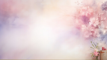 soft and ethereal wallpaper using watercolor techniques, blending gentle hues and delicate brushstrokes AI generative
