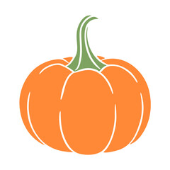 Pumpkin isolated on white background