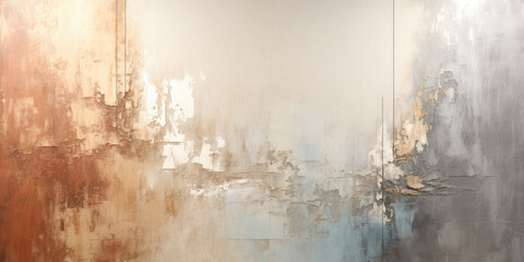 Soft Gradient Background with Subtle Brush Strokes in Earthy Pastel black white grey gold Tone Colors, high resolution