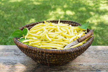 Yellow wax beans