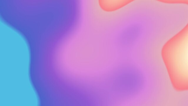 Abstract blurred bright curve wavy holographic loop rainbow gradient multicolored pastel background neon lights modern motion liquid texture design