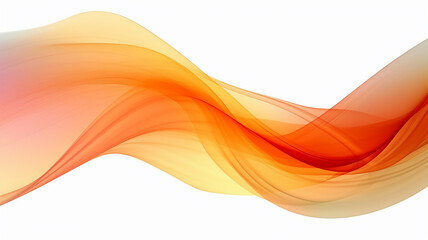 light orange lines on a white background silk. Generative AI