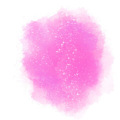 Pink Abstract Watercolor Art Illustration © Moko22