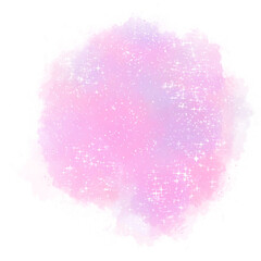 Pink Abstract Watercolor Art Illustration