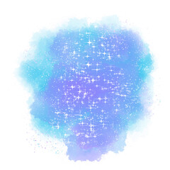 Abstract Mint Watercolor Art Illustration © Moko22