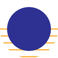 Memphis geometric shape vector element