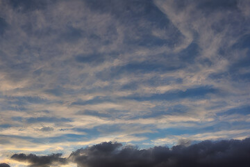 Fototapeta premium clouds in the sky Generative AI. 
