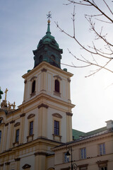 Fototapeta na wymiar st nicholas church in Warsaw