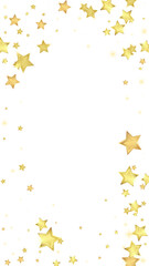 Magic stars vector overlay.  Gold stars scattered