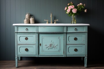 Vintage Dresser, Generative AI 