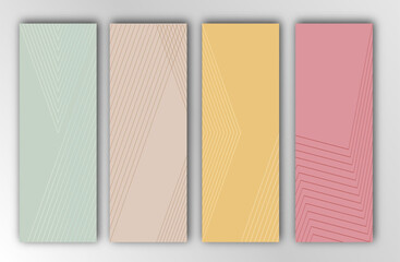 set of abstract patterns for banners, textures, textiles, cards, wallpapers and creative designs