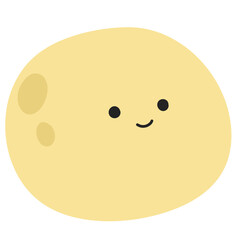 cute moon planet solar system in galaxy