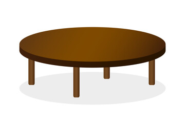 ちゃぶ台。日本の昭和のイメージ素材。