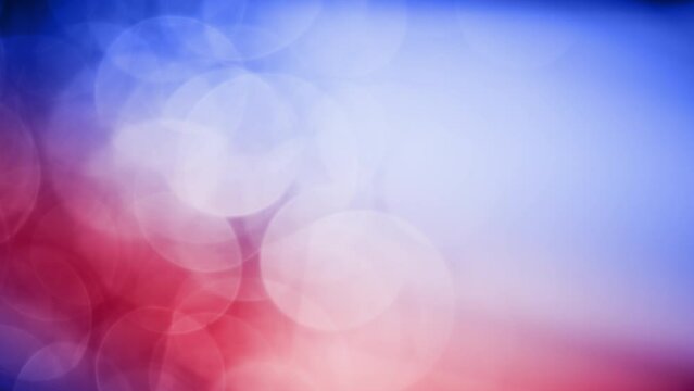 Light background with blue and red bokeh soft shapes and blurred texture creating a visual rhythm. Blue red bokeh background soft and blurred light with a magical mood and ethereal touch