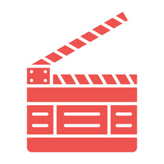 Fototapeta premium Clapperboard Icon
