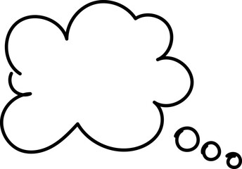 Speech bubbles hand drawn sketch vector image. Vector set hand drawn chat bubble.