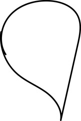 Speech bubbles hand drawn sketch vector image. Vector set hand drawn chat bubble.