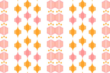 Geometric ethnic oriental pattern ikat pattern traditional tribal African geometric vector ikat pattern. Folk embroidery, Indian, Scandinavian, Gypsy, Mexican, African rug, wallpaper.