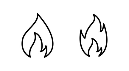 Fire icon vector. fire flame icon