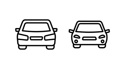 Car icon vector. Car sign. sedan
