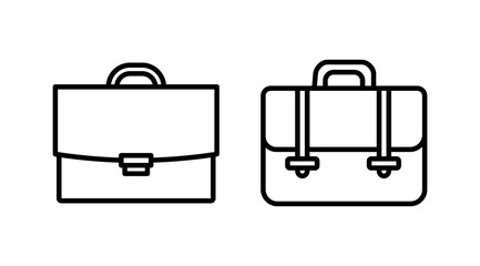 Briefcase icon vector. Portfolio vector icon. suitcase icon