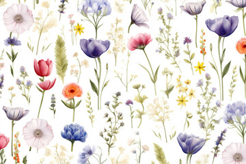 Blossom vintage spring summer branch print herb flower floral beautiful pattern art
