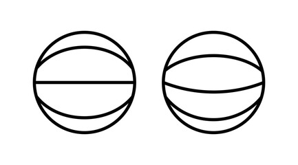 Basketball icon vector. basketball logo vector icon