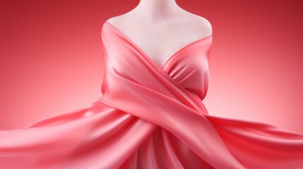 Breast cancer awareness background, Carcinoma awareness month in octorber. Generative Ai