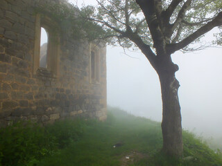 Old Church in Santa Ruins, Gumushane, Turkey.