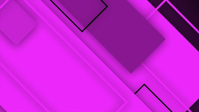 Pink color diagonal moving rectangular box professional background