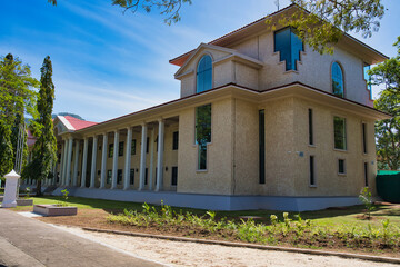 Mahe Seychelles 15.07.2023 The Seychelles national library, built on 4th june 1989, located in the...