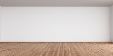 Bright white room with space for text and photo. AI generative.