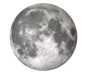 Full Moon "Elements of this image furnished by NASA ", png isolated background, transparent backdrop